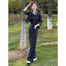 批发小香风套装女早秋高级感超火好看通勤ootd穿搭休闲一整套流行爆款