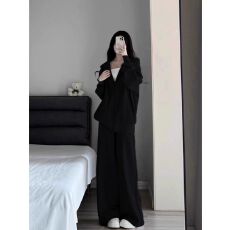 批发运动服套装女秋季宽松显瘦<b class='q'>韩版</b>时尚盐系洋气卫衣休闲两件套跑步潮