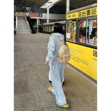 批发韩系氛围感搭配运动<b class='q'>套装</b>女秋装开衫外衣长裤显高显瘦高级感两件套