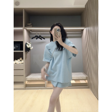 批发华夫格<b class='q'>运动服</b>套装女夏季学生宽松bf风短袖<b class='q'>t</b><b class='q'>恤</b>短裤时尚两件套跑步