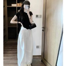 批发夏装搭配一整套韩系上班通勤穿搭小个子休闲洋气时尚减龄两件套装