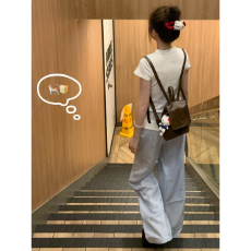 批发夏季韩系少女休闲<b class='q'>运动服</b>套装女小个子<b class='q'>短袖</b>长裤时尚显瘦减龄两件套