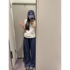 批发韩系慵懒风运动套装女夏时尚设计感条纹V领7分<b class='q'>T</b><b class='q'>恤</b>长裤休闲两件套