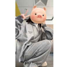 批发炸街<b class='q'>运动服</b>套装女春秋学生韩版宽松时尚学院风卫衣<b class='q'>休闲</b>两件套跑步