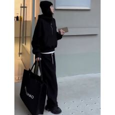 批发欧货时尚<b class='q'>运动服</b>套装女春季洋气高级感宽松显瘦连帽卫衣<b class='q'>休闲</b>两件套