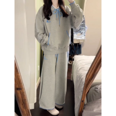 批发日系运动服套装女<b class='q'>秋</b>季学生韩版宽松显瘦时尚炸街卫衣休闲两件套潮