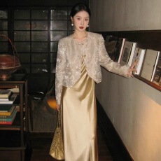 批发<b class='q'>小香</b>风外套秋天衣服女2025秋冬今年流行高级感复古<b class='q'>小香</b>风短外套
