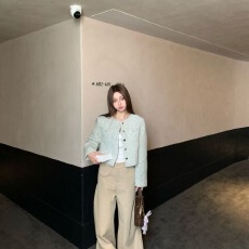 批发小香风外套女秋<b class='q'>冬</b>2025新款法式高级感气质名媛小个子短款轻奢上衣