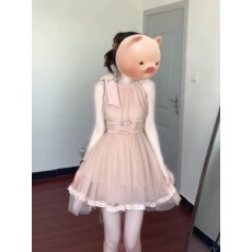 批发纯欲风辣妹<b class='q'>性感</b>蝴蝶结挂脖<b class='q'>连衣裙</b>女2026夏季气质不规则收腰短裙子