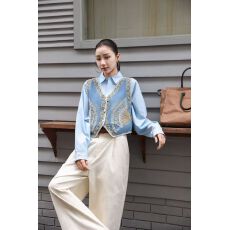 批发民族风V领钩花刺绣<b class='q'>马甲</b>女夏季复古流苏<b class='q'>牛仔</b><b class='q'>背心</b>无袖坎肩叠穿上衣