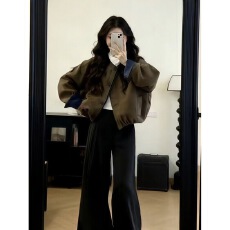 批发网红穿搭洋气宽松<b class='q'>外套</b>今年流行爆款女装新款夹克巨好看<b class='q'>显瘦</b>上衣女