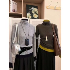 批发羊毛衫高领内搭假两件<b class='q'>针织衫</b>别致上衣修身显瘦毛衣<b class='q'>打底衫</b>