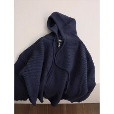 批发实价大码300斤拉链连帽毛衣女秋冬简约纯色慵懒针织开衫外套