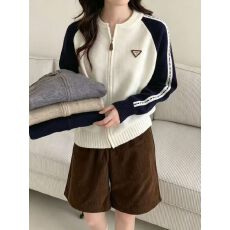 批发小个子短款毛衣外套<b class='q'>女</b>士春秋装2026年新款爆款高腰棒球服针织<b class='q'>开衫</b>