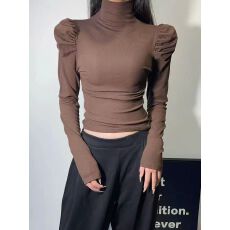 批发2025年新款打底衫女秋冬内搭半高领<b class='q'>t</b>恤洋气时尚显瘦修身长袖上衣