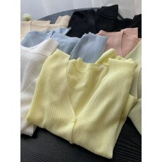 批发冰丝针织衫防晒开衫薄款女夏季杏色罩衫披肩外搭上衣空调衫<b class='q'>外套女</b>