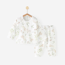 批发儿童睡衣竹纤维男童女童长袖家居服套装夏季薄款小孩宝宝空调服软