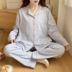批发新款6040针织孕妇月子服孕产妇秋冬产后哺乳睡衣吸汗透气可外穿