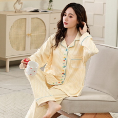 批发春秋新款200克纯棉女长袖月子服<b class='q'>孕妇</b><b class='q'>产后</b><b class='q'>哺乳</b><b class='q'>家居服</b>套装