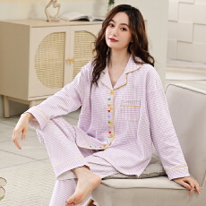 批发春秋新款200克纯棉女长袖月子服<b class='q'>孕妇</b><b class='q'>产后</b><b class='q'>哺乳</b><b class='q'>家居服</b>套装