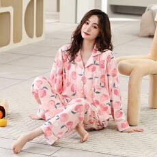 批发春秋新款200克纯棉女长袖月子服<b class='q'>孕妇</b><b class='q'>产后</b><b class='q'>哺乳</b><b class='q'>家居服</b>套装