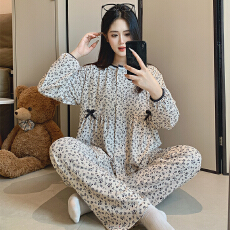 批发仿棉月子服春秋孕妇睡衣哺乳服夏孕期产后调节家居服套装