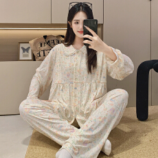 批发仿棉月子服春秋孕妇睡衣哺乳服夏孕期产后调节家居服套装