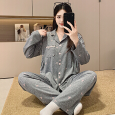 批发春秋季新款冰瓷棉孕妇拉链式衫韩版月子服哺乳长袖居家装