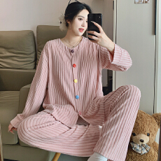 批发带胸垫冬季新款羊绒孕妇侧开式韩版月子服<b class='q'>秋</b>季哺乳长袖居家纯棉