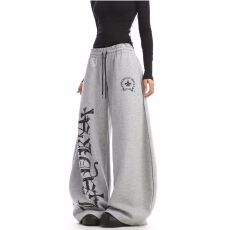 批发韩版印花抽绳街舞hiphop嘻哈休闲裤<b class='q'>女</b>爵士舞jazz<b class='q'>长裤</b><b class='q'>运动</b>街头潮