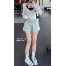 批发波点包臀运动短裤女夏季2026<b class='q'>新款</b>高腰显瘦小个子a字外穿辣妹热裤