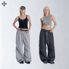 批发2026秋冬新款多口袋百搭潮流时尚工装卫裤女<b class='q'>街头</b>嘻哈休闲长裤