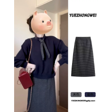 批发奶fufu慵懒风套头内搭毛衣女款2025新款秋冬季加厚宽松针织衫上衣