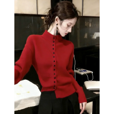 批发2025独特超漂亮开衫<b class='q'>毛衣</b>女冬季新款超火小个子减龄慵懒松弛感上衣