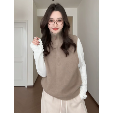 批发设计感宽松<b class='q'>百搭</b>时尚洋气上衣背心