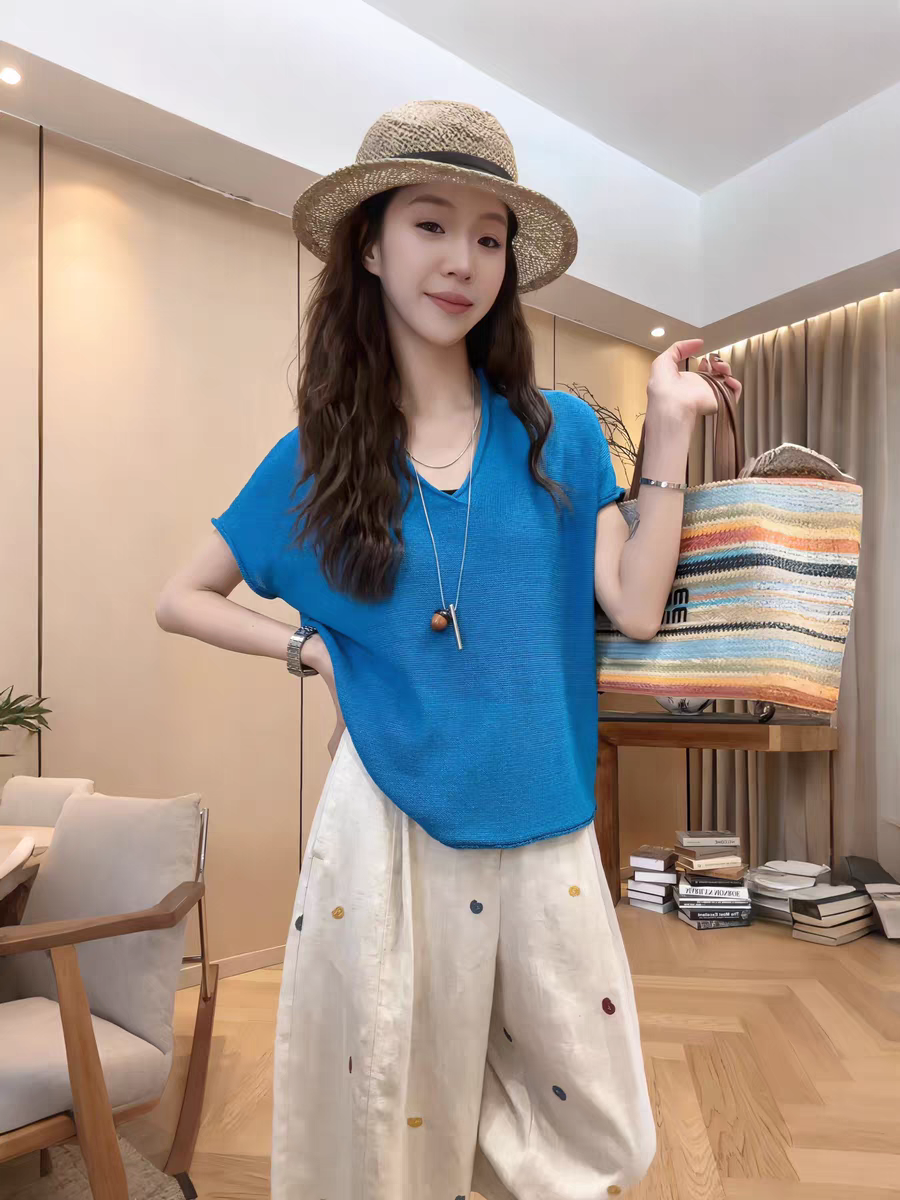 여름 새로운 느긋한 다용도 t 반팔