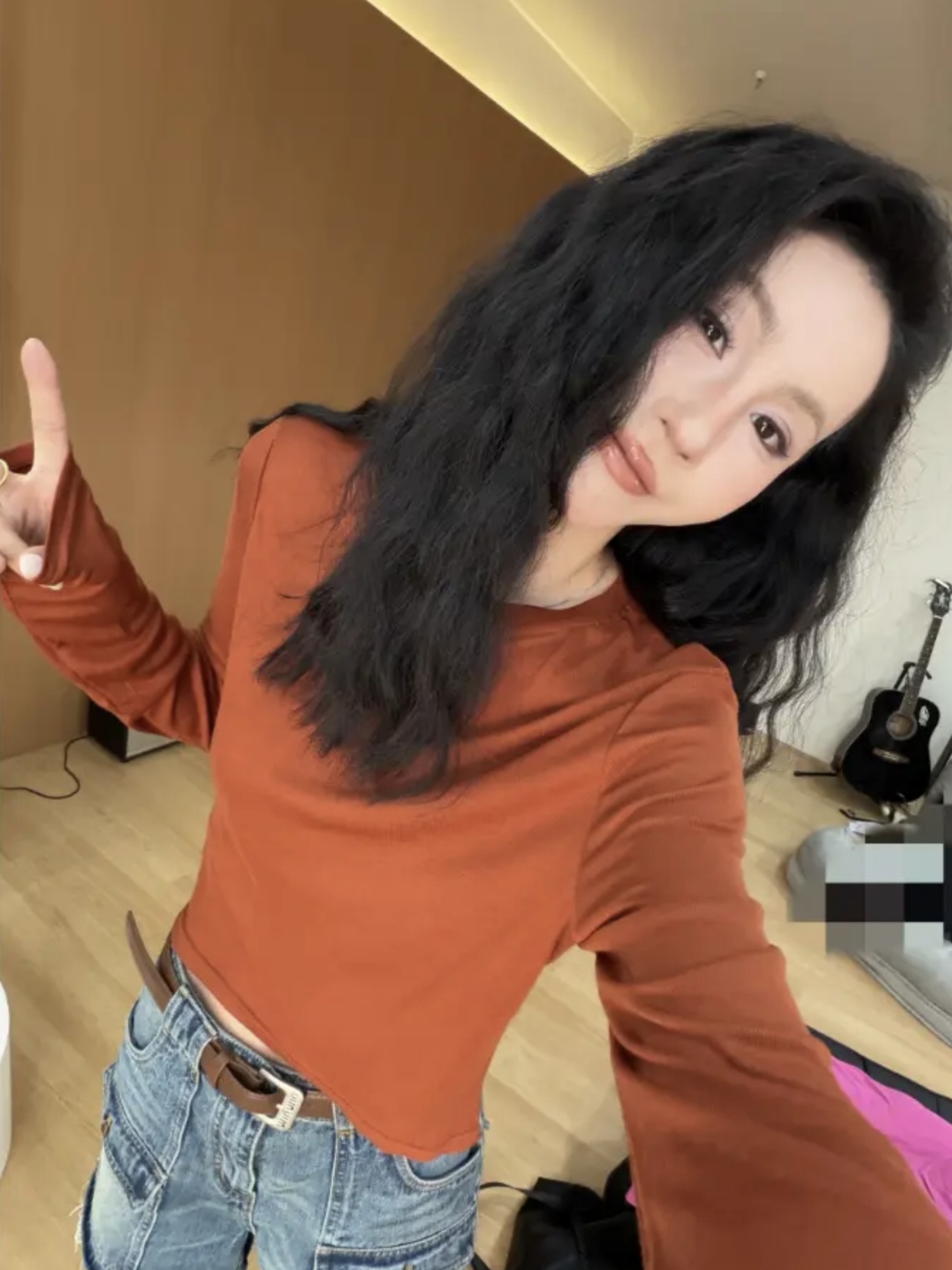 작은 원 칼라 쇼트 스타일 자외선 차단 t 앞이 짧고 뒤가 길다 없음 어깨 패드