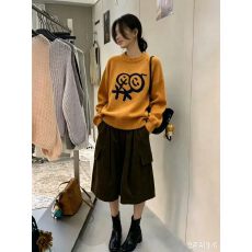 韩系chic小上衣秋季穿搭小个子洋气减龄慵懒风宽松毛衣