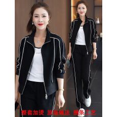 批发时尚套装2025早秋新款女<b class='q'>休闲</b>减龄显瘦开衫卫衣卫裤两件套#