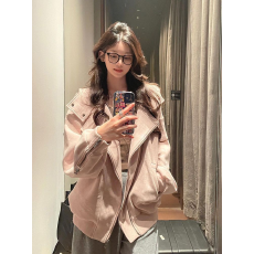 批发【华棉复合牛奶丝粉色连帽卫衣外套女新款爆款秋季穿搭<b class='q'>棒球</b>服上衣
