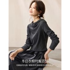 批发外穿德绒感卫衣2025年冬季新款休闲简约百搭绒感保暖连帽内搭卫衣