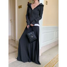 批发慵懒小众<b class='q'>时尚</b>套装女秋季2025新款两件套连帽上衣垂感半身裙两件套