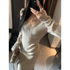 批发1*1纯棉螺纹纯欲风v领蕾丝露背设计感长袖t恤女辣妹<b class='q'>短</b>款上衣