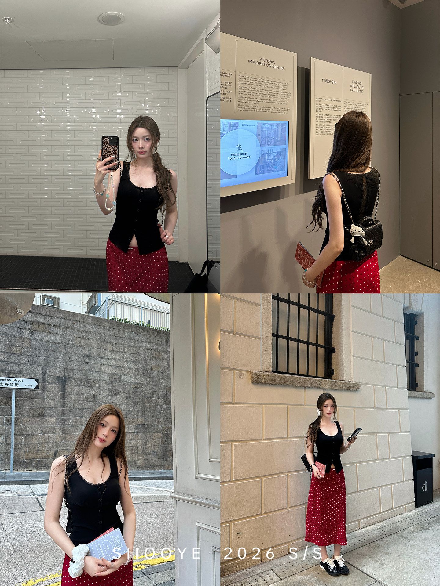 라이 경기 서울 레이스 캐미솔 여름 섹시함 u 칼라 허리 수축 백리스 디자인 센스 단추 트임 몸매 가꾸기 맨위