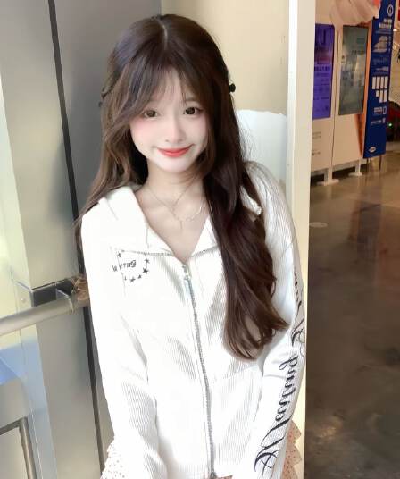 백금 지퍼 95 면 5 암모니아 Lun 이후 패키지 칼라 광저우 원본 원단 후드티 여성