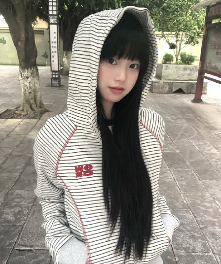 아메리칸 레트로 핫셀블라드 선 스트라이프 후드 티 스웨터 남녀 봄 가을 새로운 몸매 가꾸기 다용도 운동 바람 카디건 코트