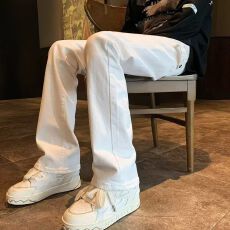 批发<b class='q'>男士</b>宽松直筒潮牌春夏季薄款修身长裤潮流<b class='q'>西裤</b>春秋款休闲裤