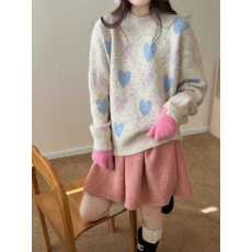 批发针织上衣长袖百搭时尚款