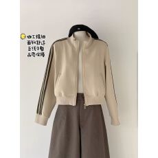 批发常规款/加绒款  立领卫衣外套女2025新款秋季小个子<b class='q'>短款</b>拉链上衣