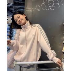 粉色加绒卫衣外套女冬季2025新款宽松慵懒巨好看的开衫上衣